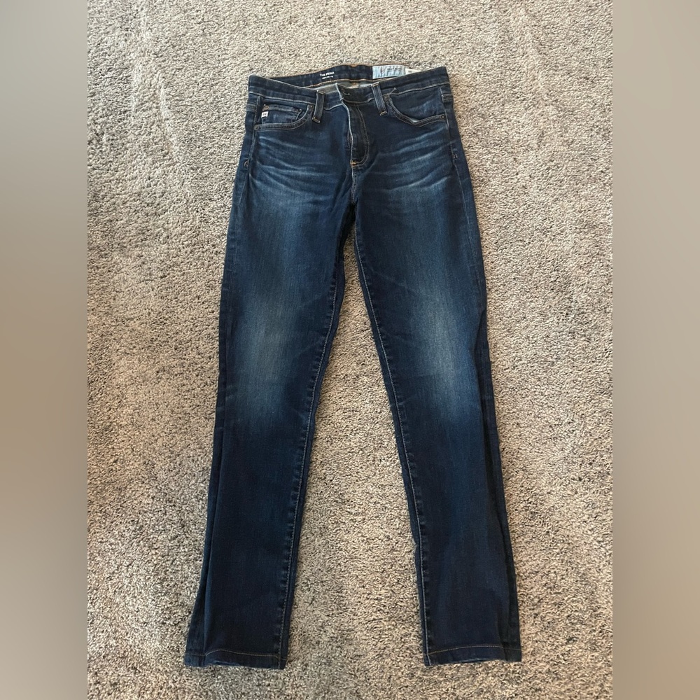 AG Denim The Prima size 28 dark blue jean
